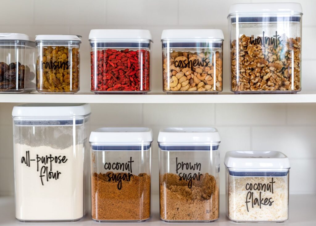 Types of Store Flour and Sugar